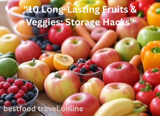 Fruits & Veggies: Storage Hacks"